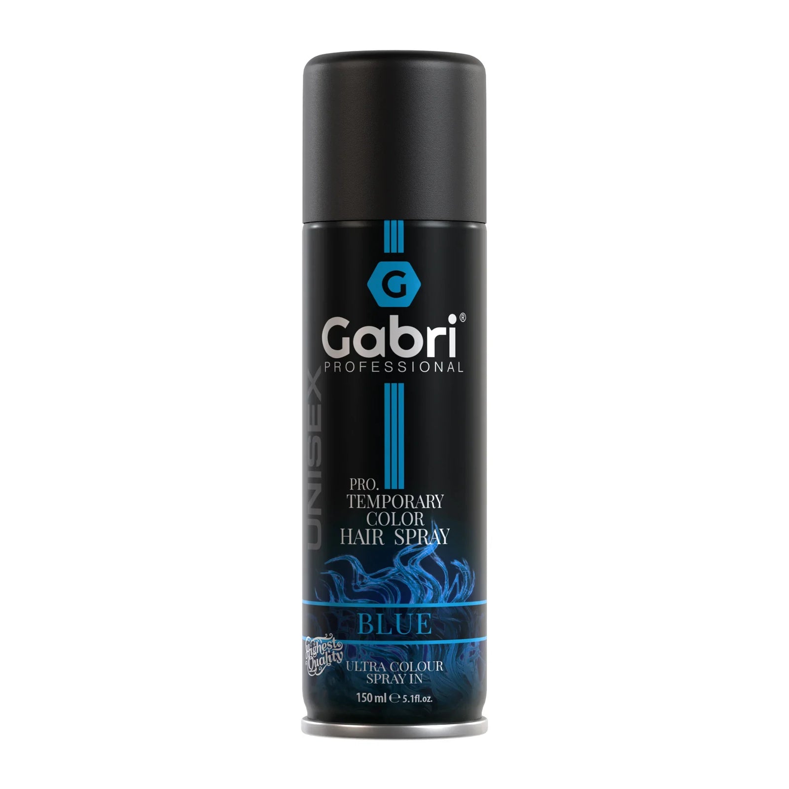 Gabri Professional  Pro Temporary Hair Colour Spray Blue 150ml