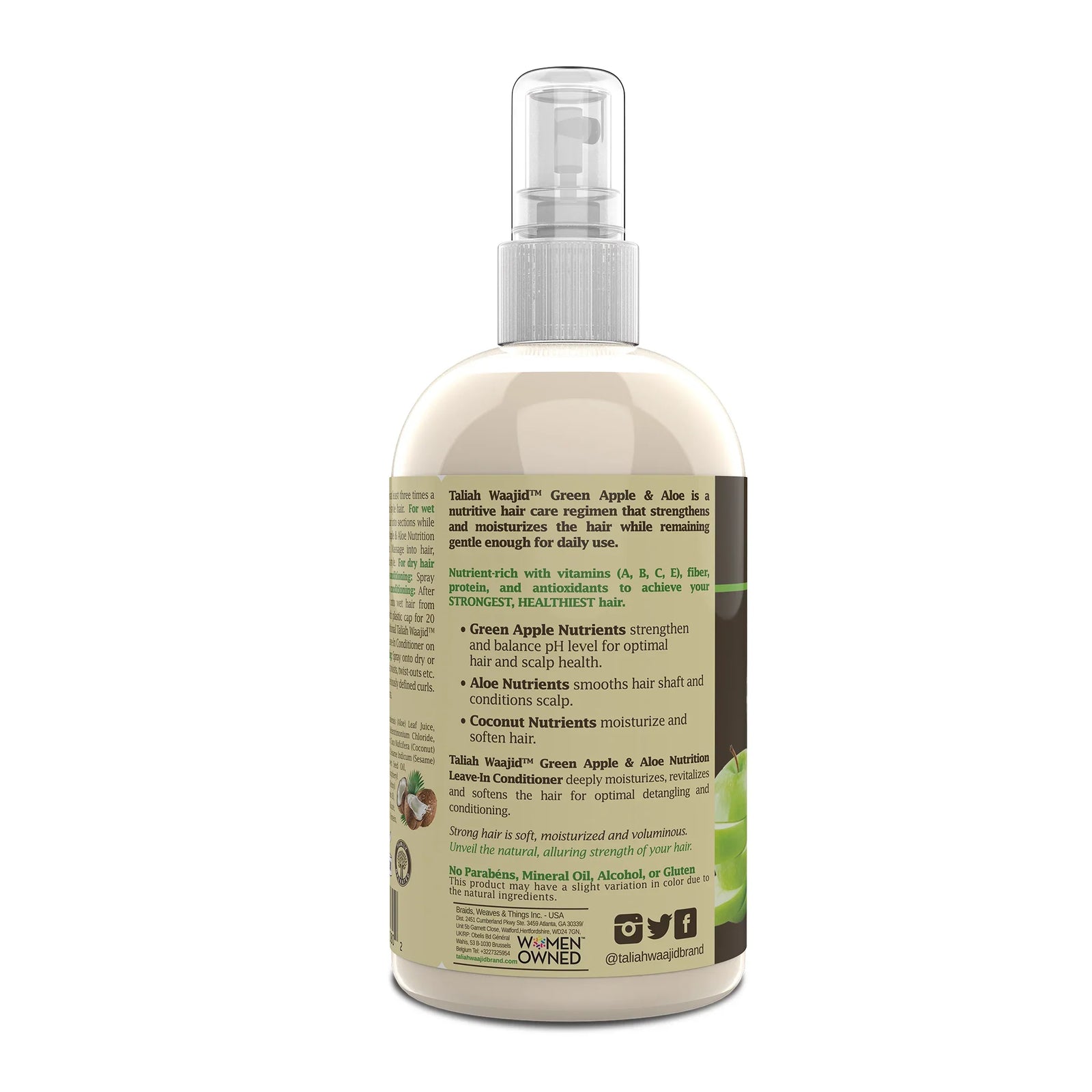 Taliah Waajid Green Apple & Aloe Nutrition Leave-In Conditioner 355ml