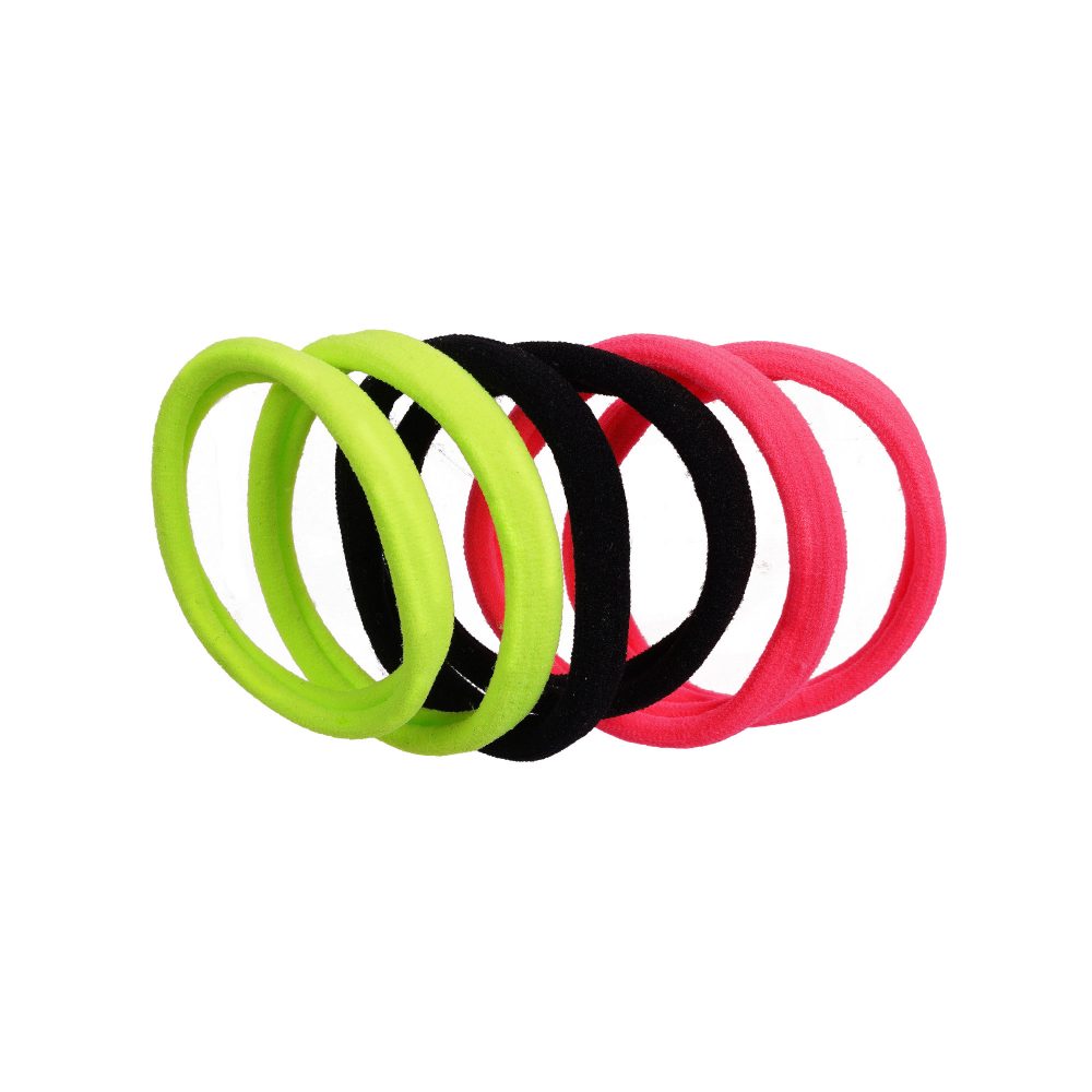 Red By Kiss Ponytail Holder Medium Color Assorted (8pcs)