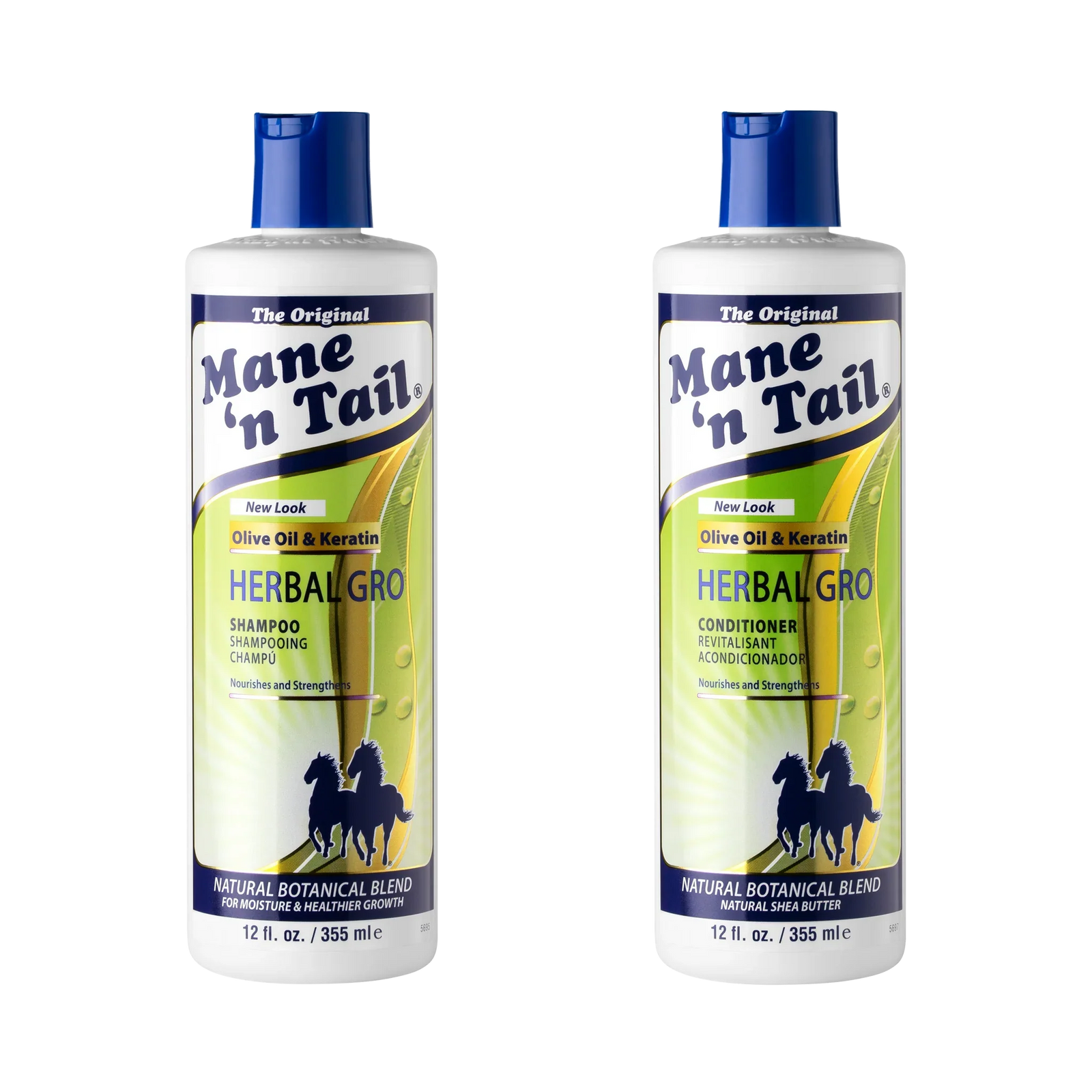 MANE N TAIL HERBAL GRO SHAMPOO 12 OZ AND CONDITIONER -12 OZ DUAL SET