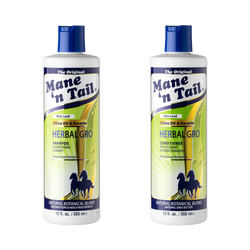 MANE N TAIL HERBAL GRO SHAMPOO 12 OZ AND CONDITIONER -12 OZ DUAL SET