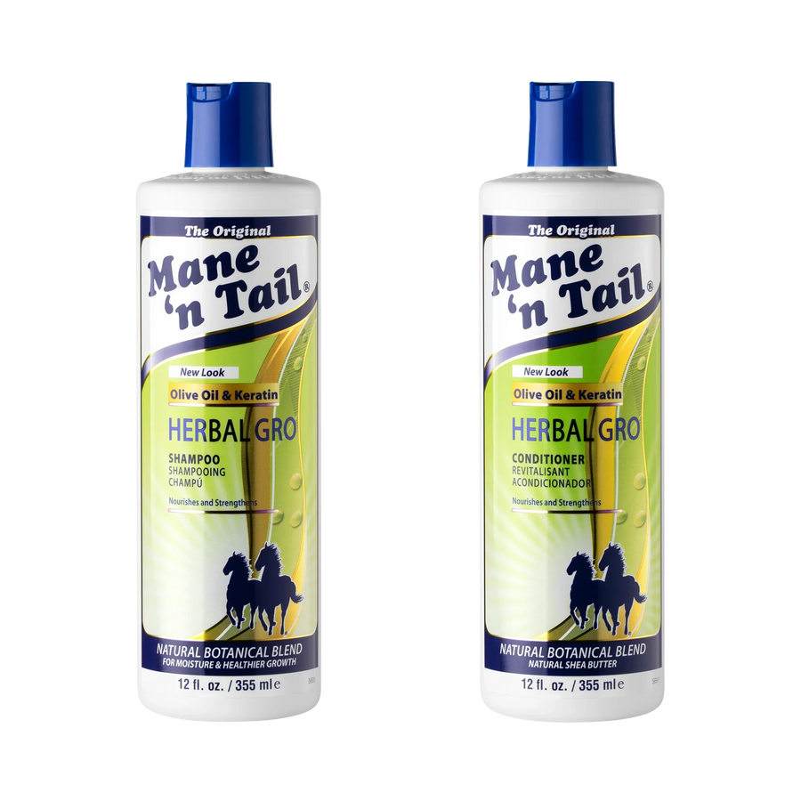 MANE N TAIL HERBAL GRO SHAMPOO 12 OZ AND CONDITIONER -12 OZ DUAL SET