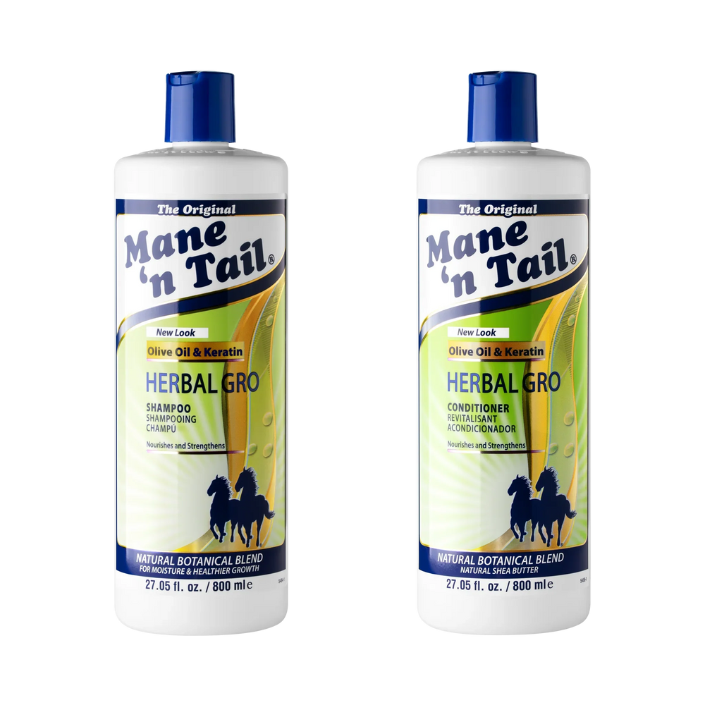 MANE N TAIL HERBAL GRO SHAMPOO-27.5 OZ AND CONDITIONER -27.5 OZ DUAL SET