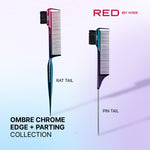 Red By Kiss 100% Boar Bristle 3-in-1 Edge & Parting pin tail  Comb