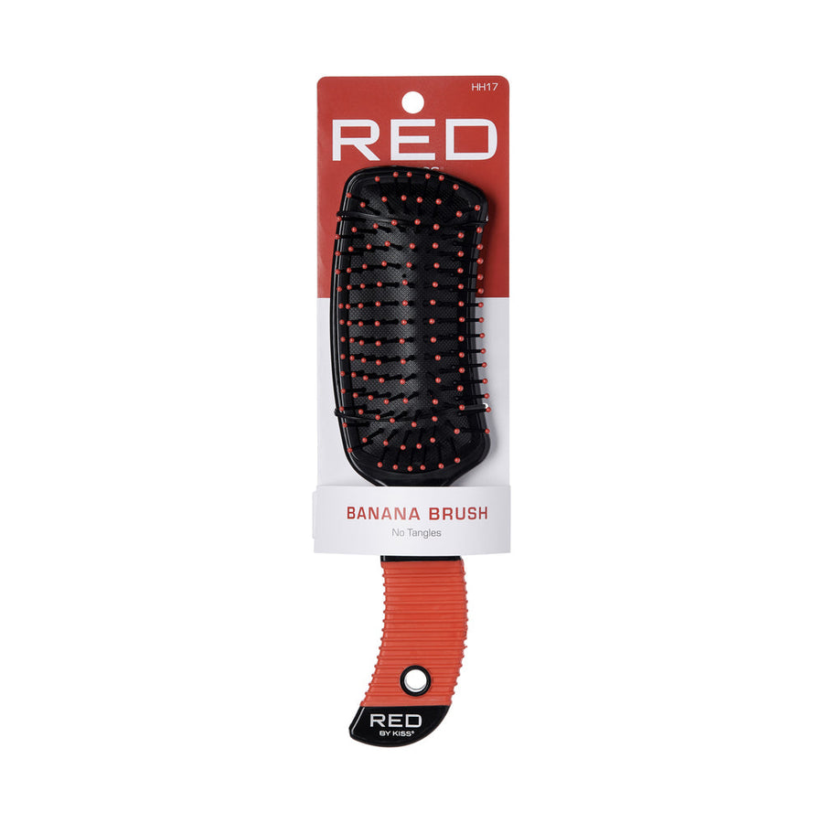 Red By Kiss Banana Brush  Great for Thick Hair
