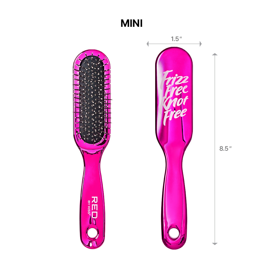 Red By Kiss Mini Styling Wig Brush  Anti-Static & Anti-Frizz