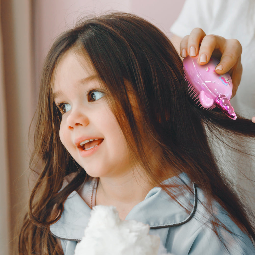 Red By Kiss Unicorn Detangling Brush Pink