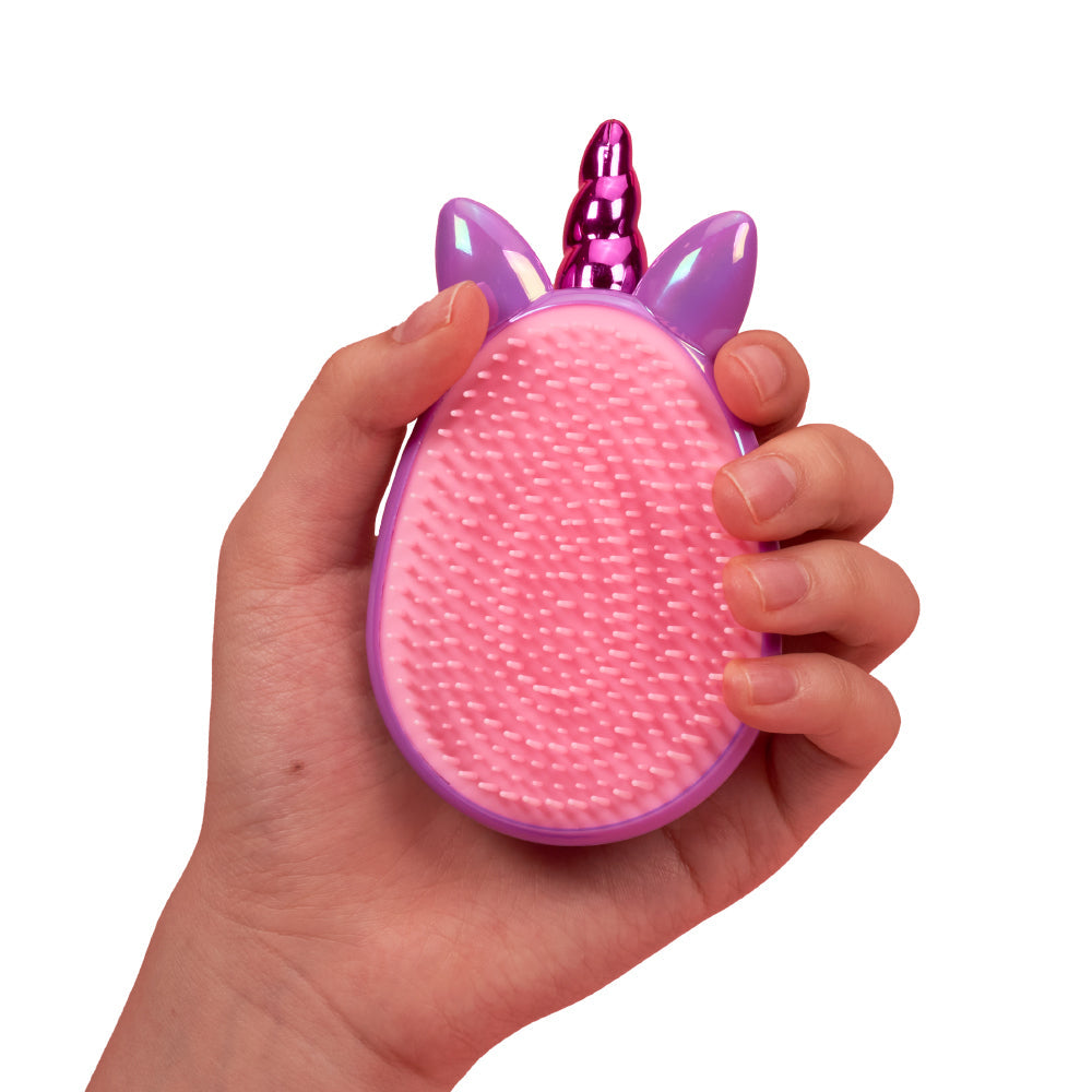 Red By Kiss Unicorn Detangling Brush Purple