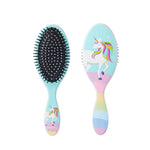 Red By Kiss Mythical Animals Oval Detangling Brush Rainbow