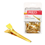 Red By Kiss Gold Single Prong Clip 1 3/4″ (35PCS)