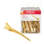 Red By Kiss Duck Bill Clips 3 1/2″ (30 PCS)