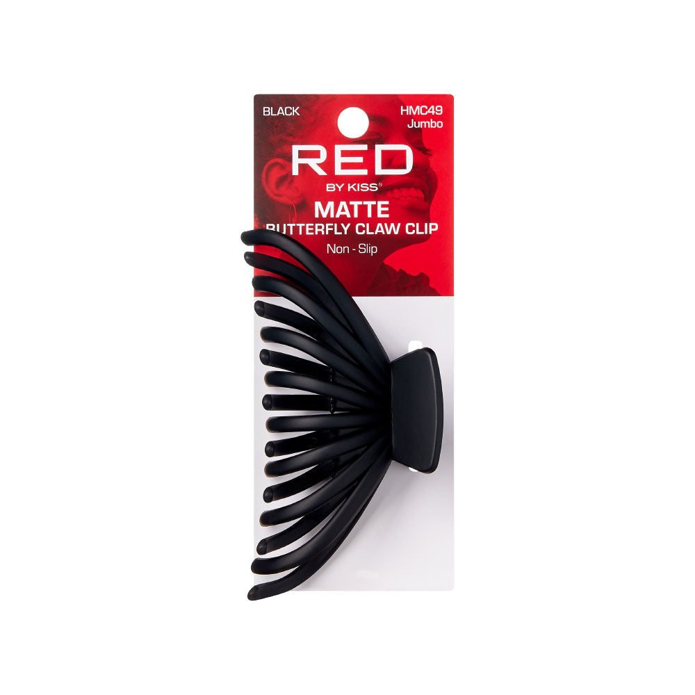 Red By Kiss Matte Butterfly Claw Clip
