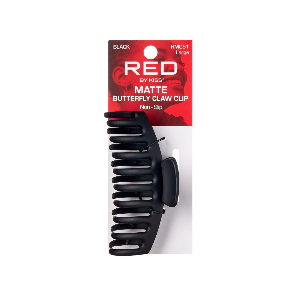 Red By Kiss Matte Butterfly Claw Clip