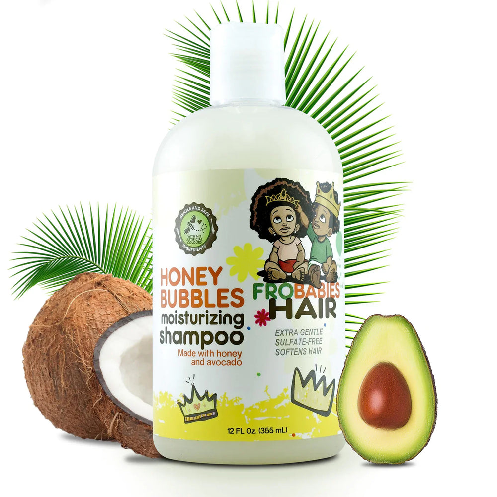Frobabies Hair Kids Honey Bubbles Moisturizing Shampoo 12oz