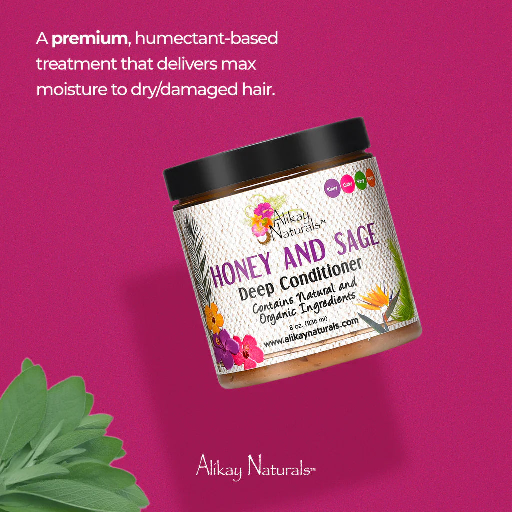 Alikay Naturals Honey & Sage Deep Conditioner 236ml/8oz