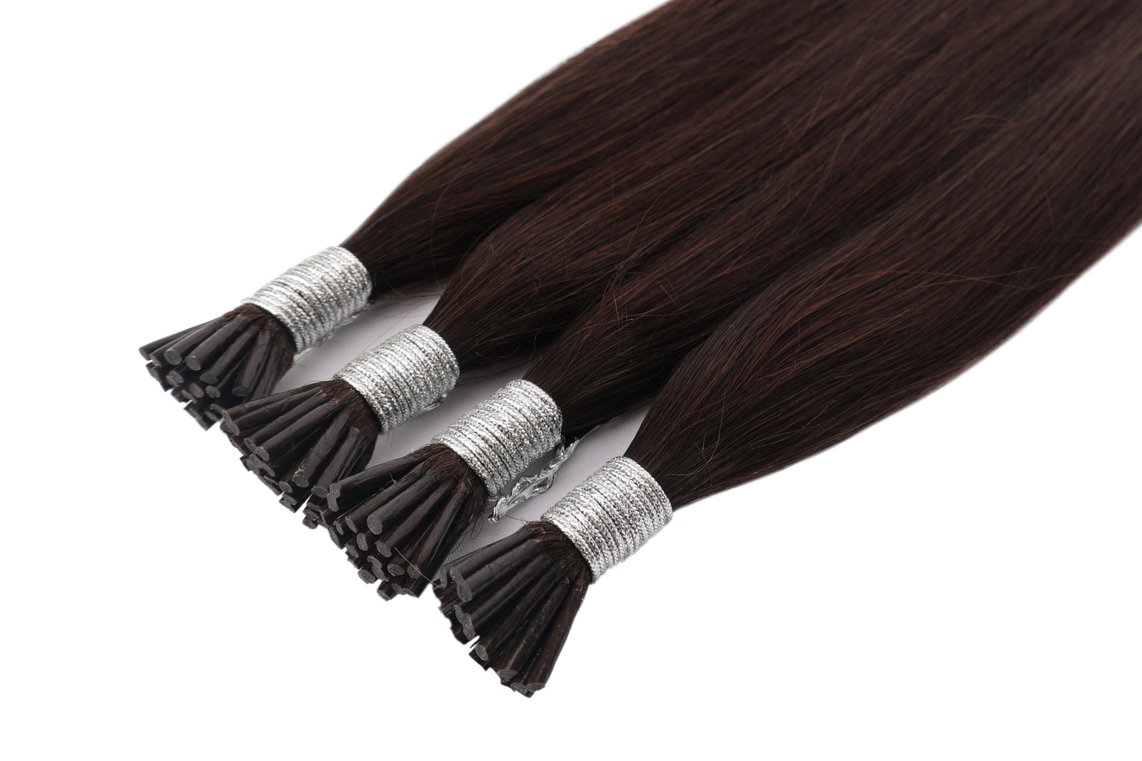 Dressmaker 100% Human Remy European I-Tip Straight Hair Extensions (100pcs)