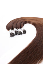 Dressmaker 100% Human Remy European I-Tip Straight Hair Extensions (100pcs)