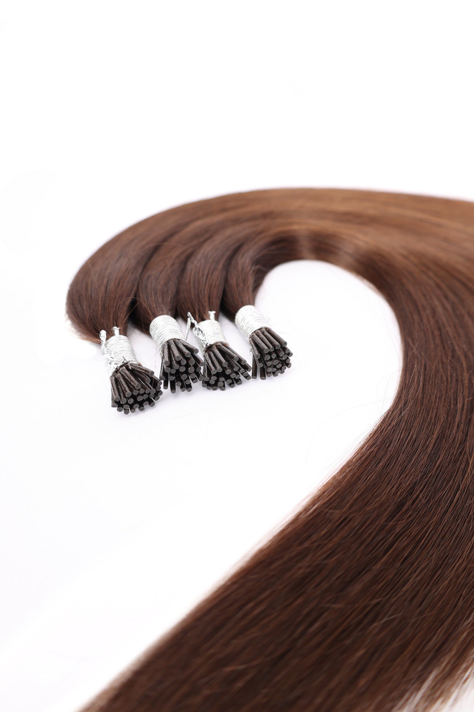 Dressmaker 100% Human Remy European I-Tip Straight Hair Extensions (100pcs)
