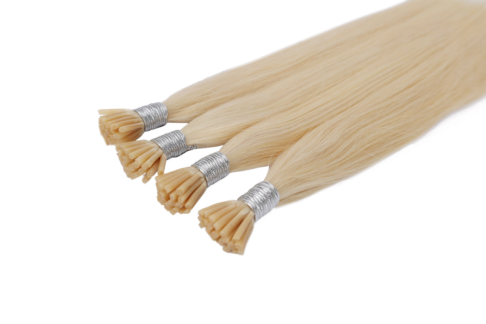 Dressmaker 100% Human Remy European I-Tip Straight Hair Extensions (100pcs)