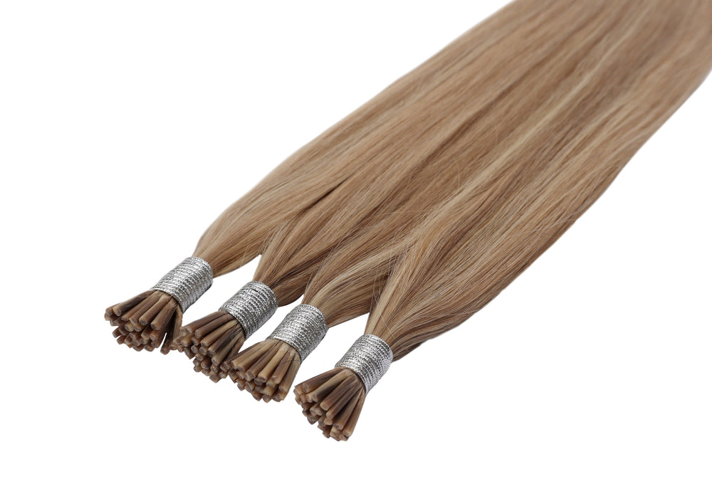 Dressmaker 100% Human Remy European I-Tip Straight Hair Extensions (100pcs)