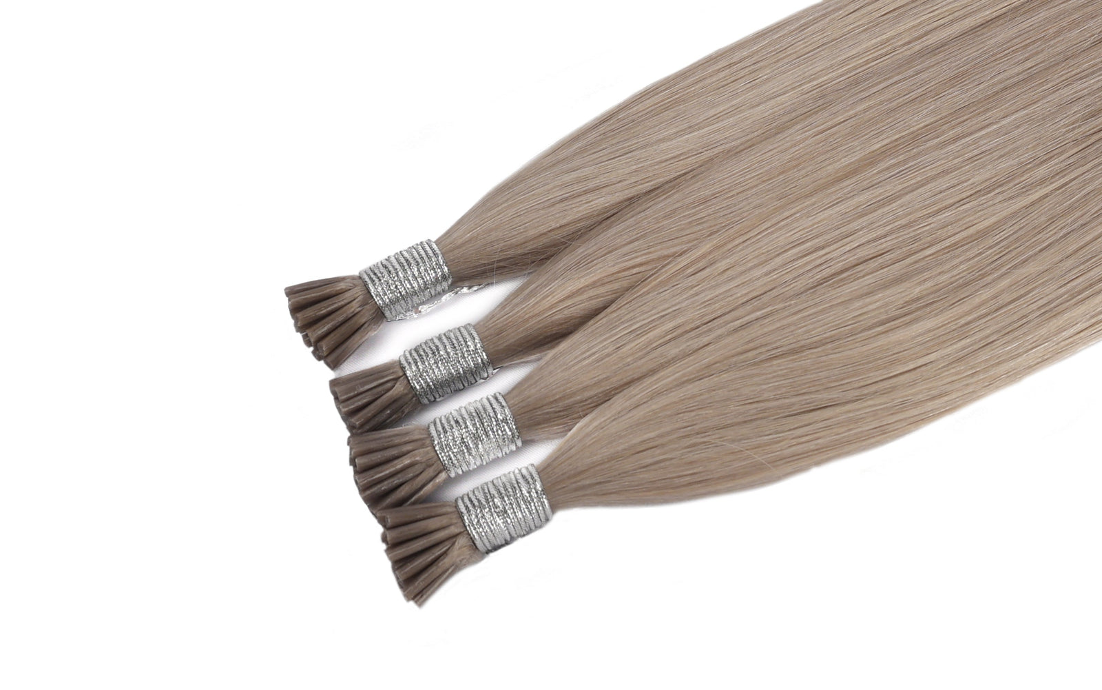 Dressmaker 100% Human Remy European I-Tip Straight Hair Extensions (100pcs)