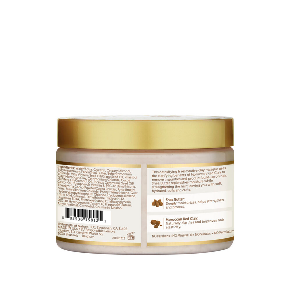 African Pride Moisture Miracle Moroccan Clay & Shea Butter Masque 340g/12oz