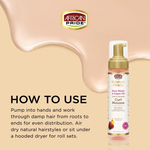 African Pride Moisture Miracle Rose Water & Argan Oil Curl Mousse  251ml/8.5oz
