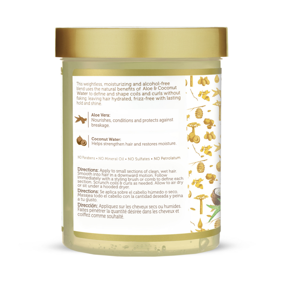 African Pride Moisture Miracle Aloe & Coconut Water Curl Defining Gel 510g/18oz