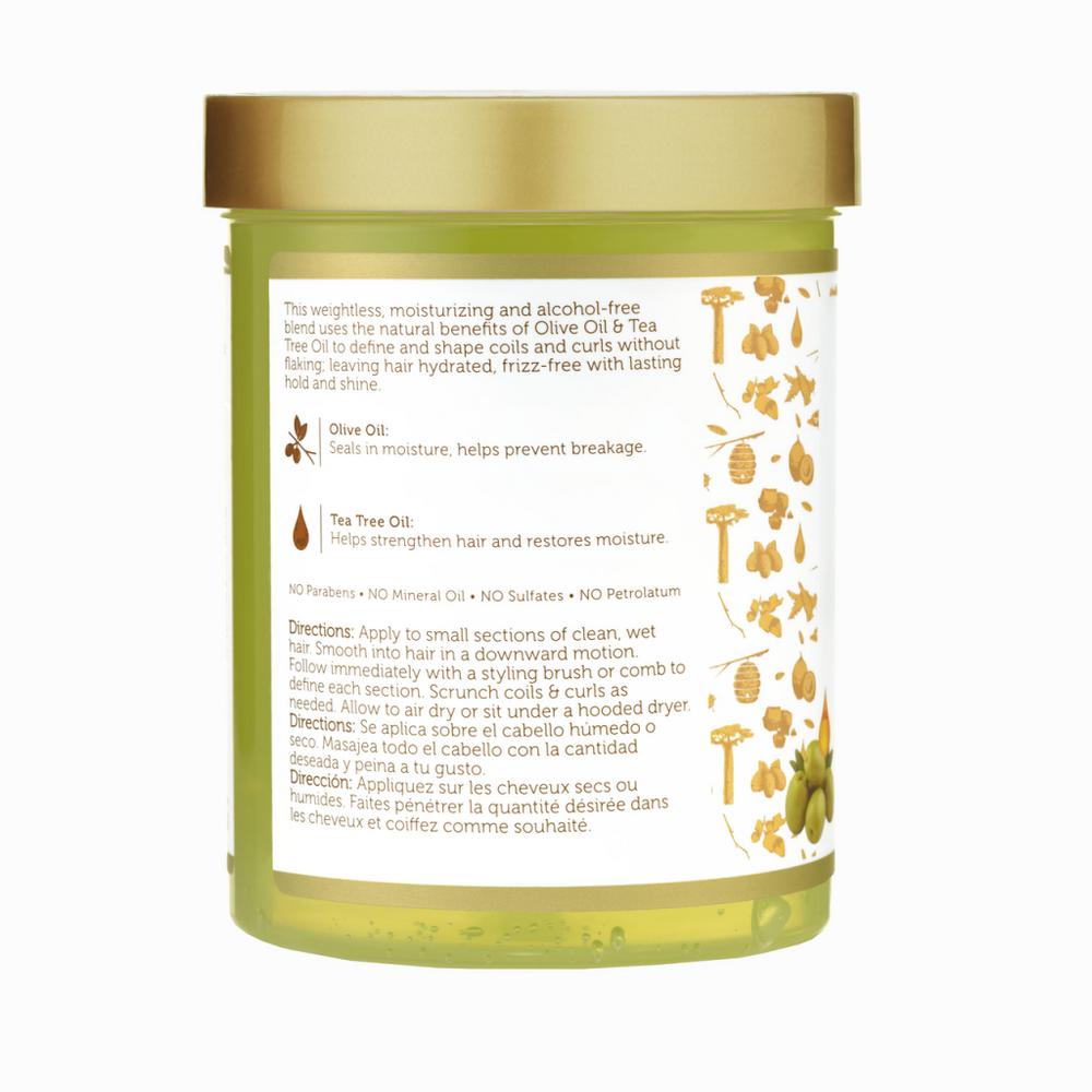 African Pride Moisture Miracle Olive Oil & Tea Tree Oil Max Hold Styling Gel 510g/18oz