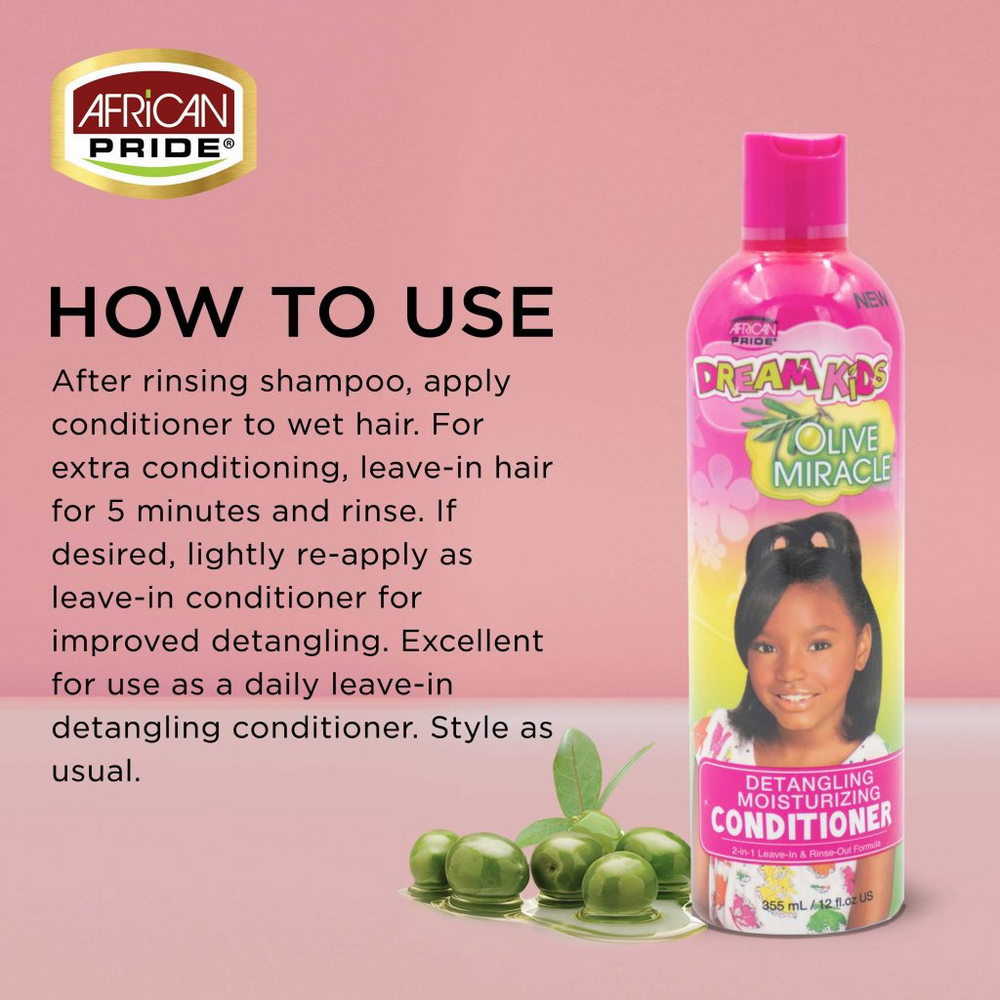African Pride Dream Kids Detangling Moisturizing Conditioner 355ml/12oz