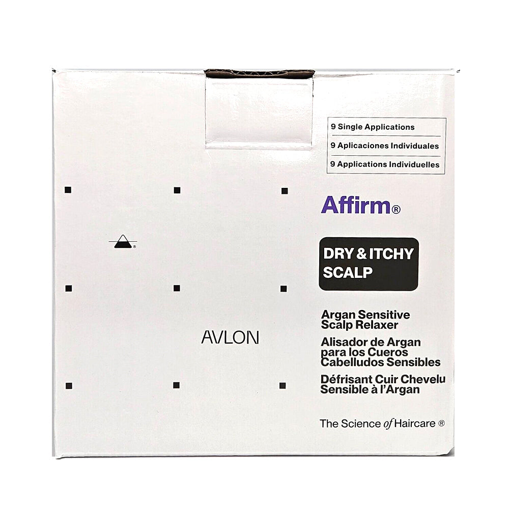 Avlon Affirm Dry & Itchy Scalp Relaxer Full Kit (9 Applications)