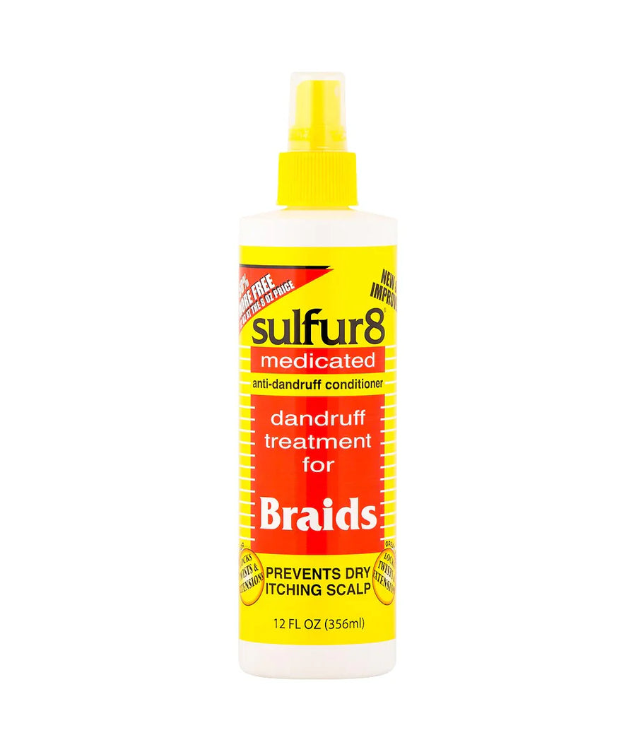 Sulfur 8 Medicated Dandruff Treatment Spray For Braids 356ml