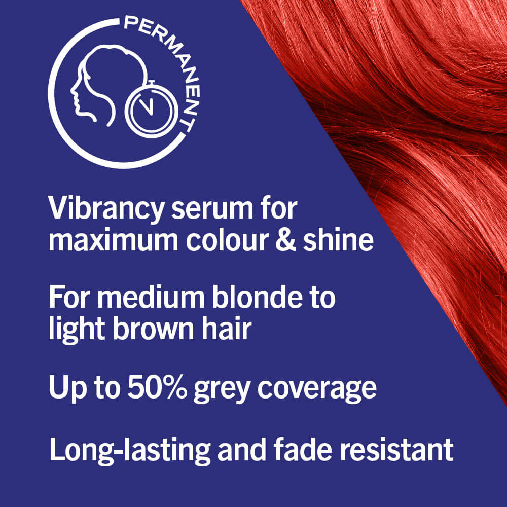 Schwarzkopf Live Intense Colour Permanent Hair Colour Dye 035 Real Red