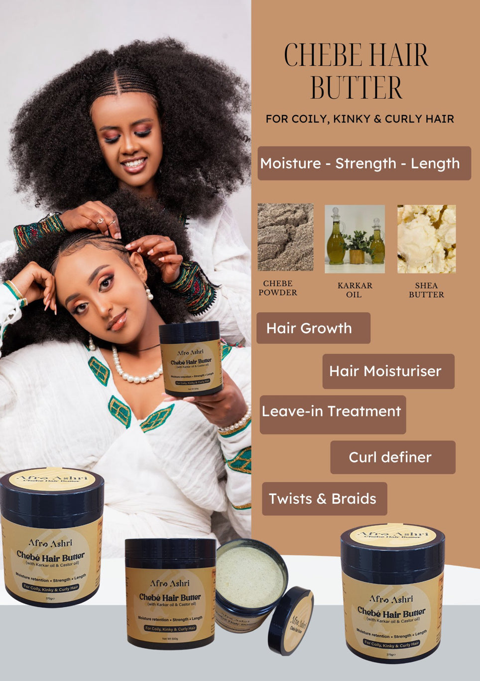 Afro Ashri Chebe Hair Butter