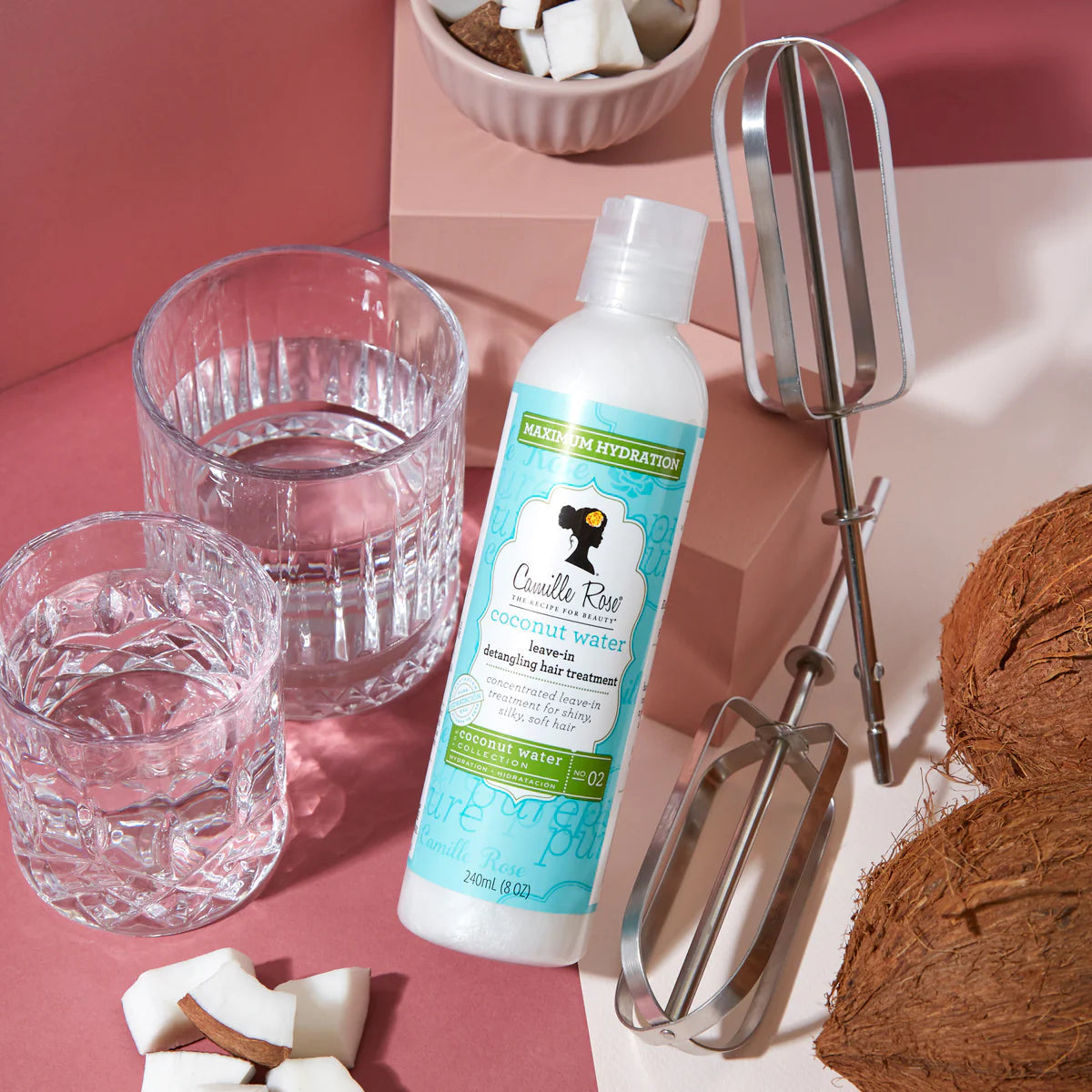 Camille Rose Coconut Water Leave-In Conditioner 240ml/8oz