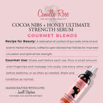 Camille Rose Cocoa Nibs & Honey Ultimate Strength Hair Serum 240ml/8oz