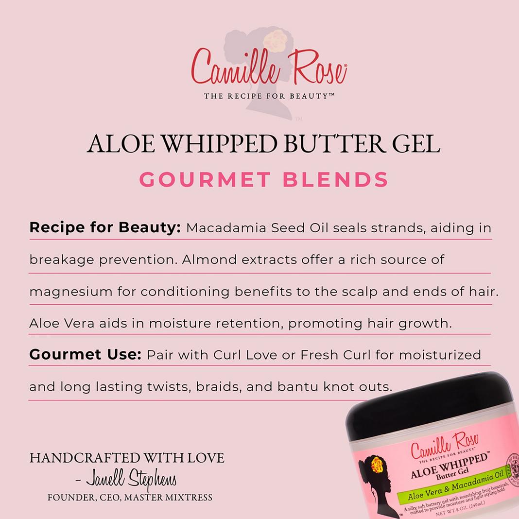 Camille Rose Aloe Whipped Butter Gel 240ml/8oz