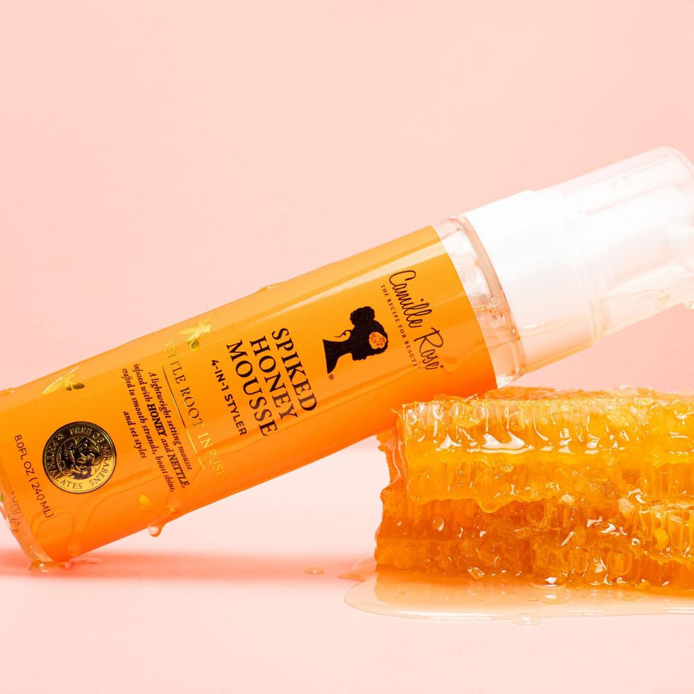 Camille Rose Spiked Honey 4-in-1 Hair Mousse 240ml/8oz