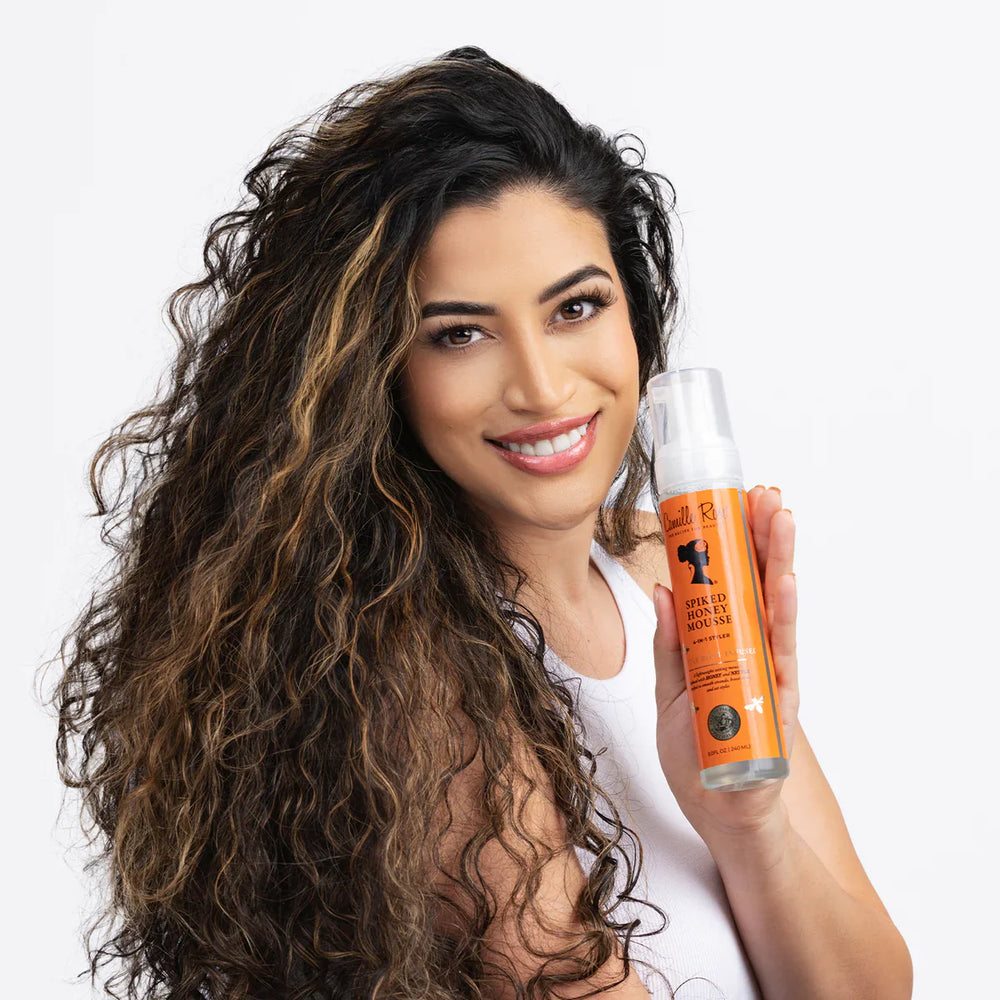 Camille Rose Spiked Honey 4-in-1 Hair Mousse 240ml/8oz