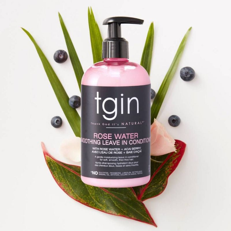 Tgin Thank God it's Natural Rose Water Leave-In Conditioner - 13oz