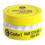 Gabri Professional Hair Styling Aqua Wax Edge Control 150ml Yellow