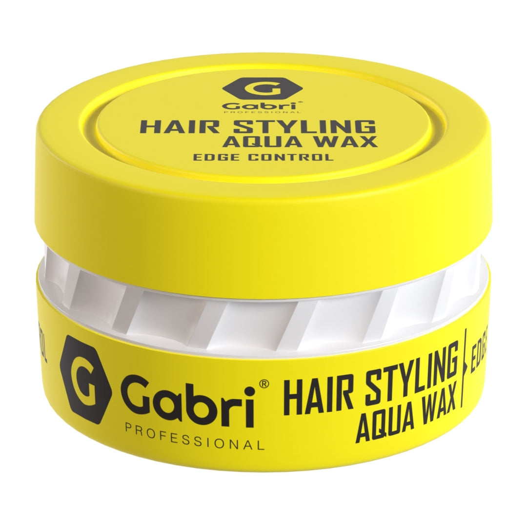 Gabri Professional Hair Styling Aqua Wax Edge Control 150ml Yellow