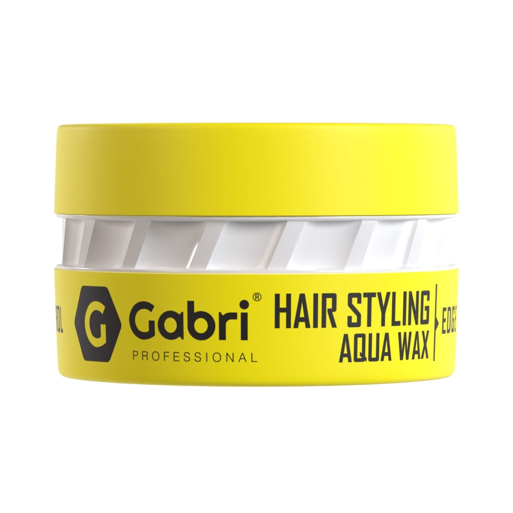 Gabri Professional Hair Styling Aqua Wax Edge Control 150ml Yellow