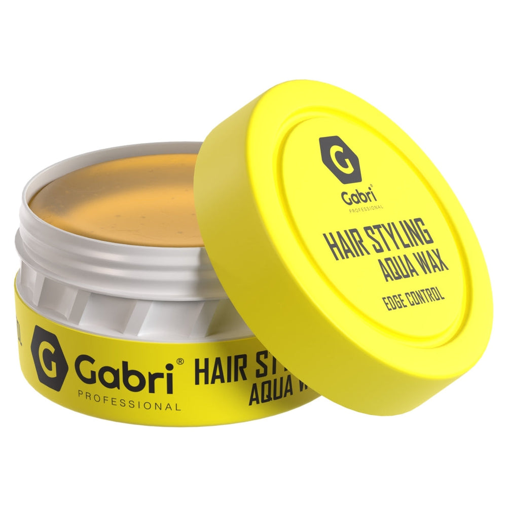 Gabri Professional Hair Styling Aqua Wax Edge Control 150ml Yellow