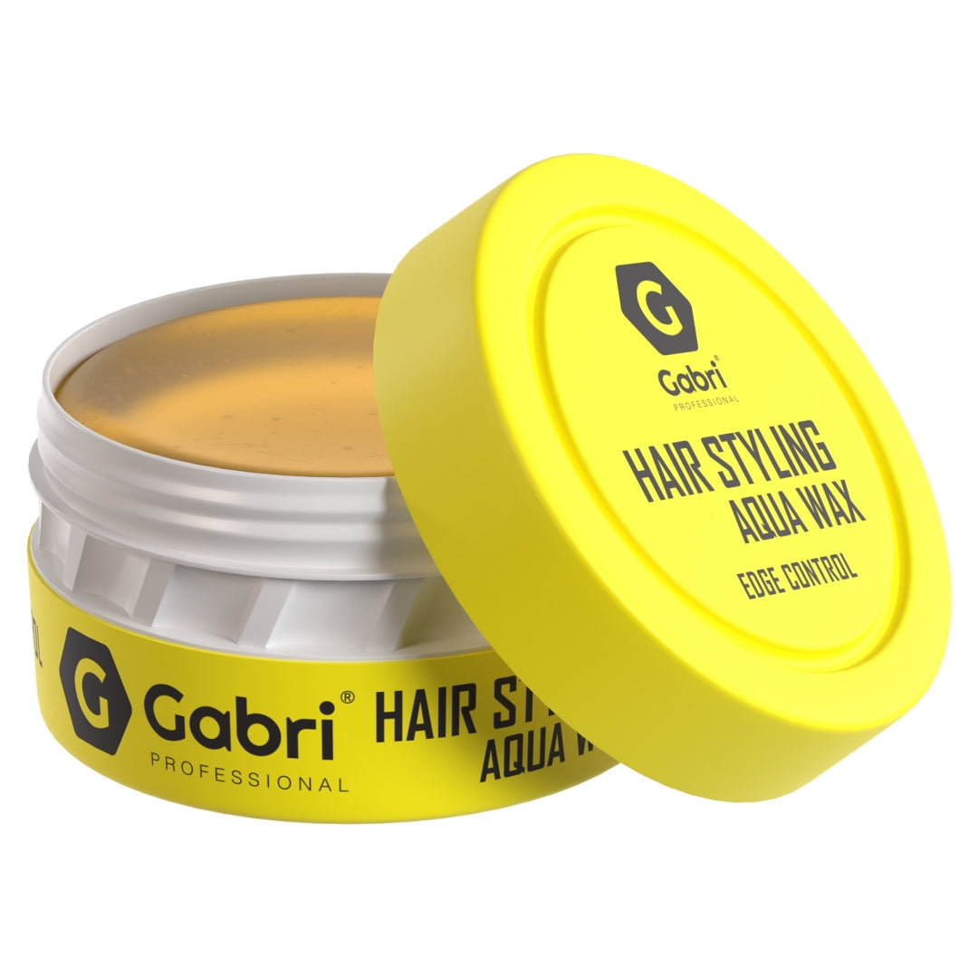 Gabri Professional Hair Styling Aqua Wax Edge Control 150ml Yellow