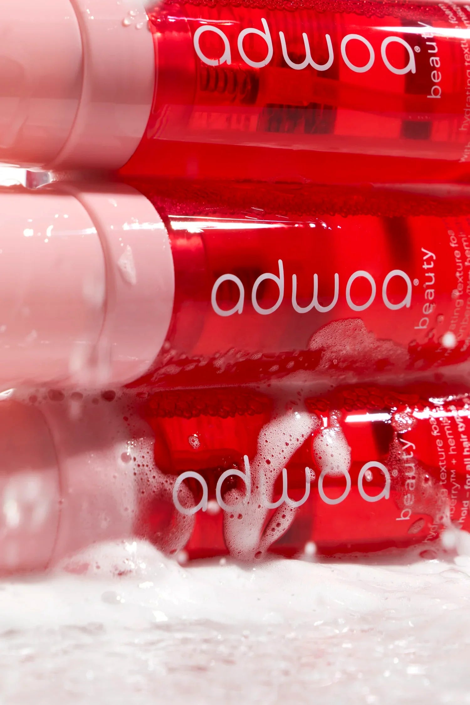 Adwoa Beauty hydrating texture foam with melonberry 200ml/6.76oz