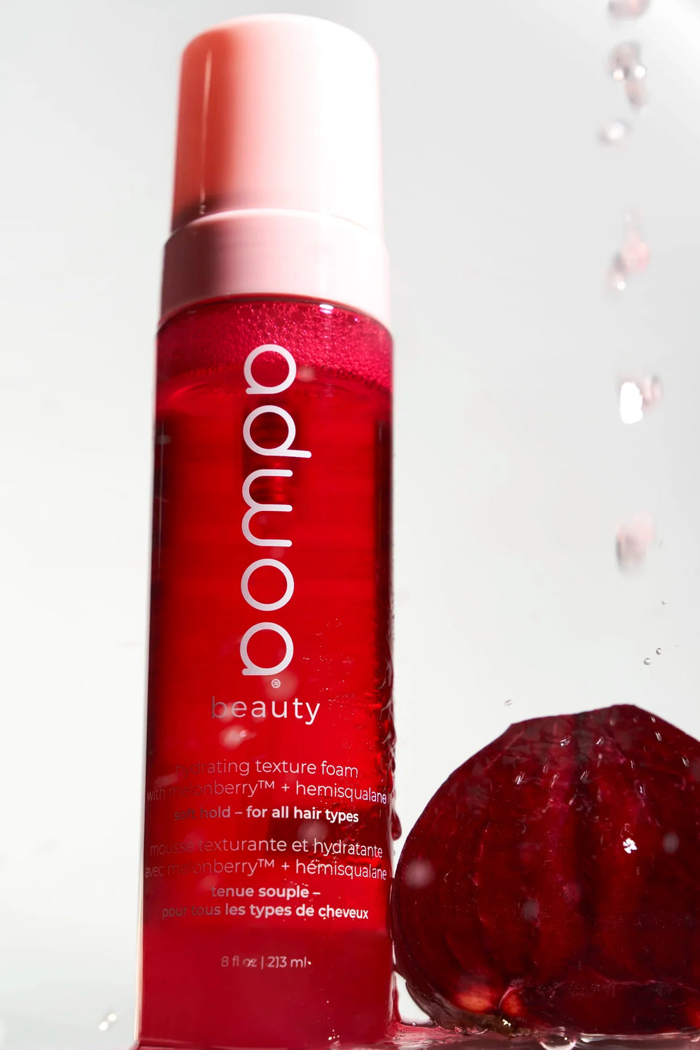 Adwoa Beauty hydrating texture foam with melonberry 200ml/6.76oz