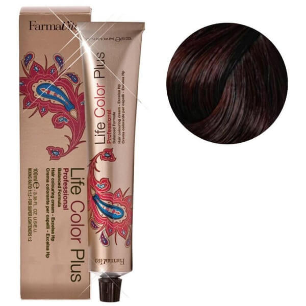 FarmaVita Life Color Plus 4.52 Chocolate Mahogany Brown 100ml