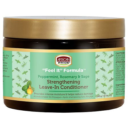 African Pride Feel It Formula Strengthening Leave-In Conditioner 340g/12oz