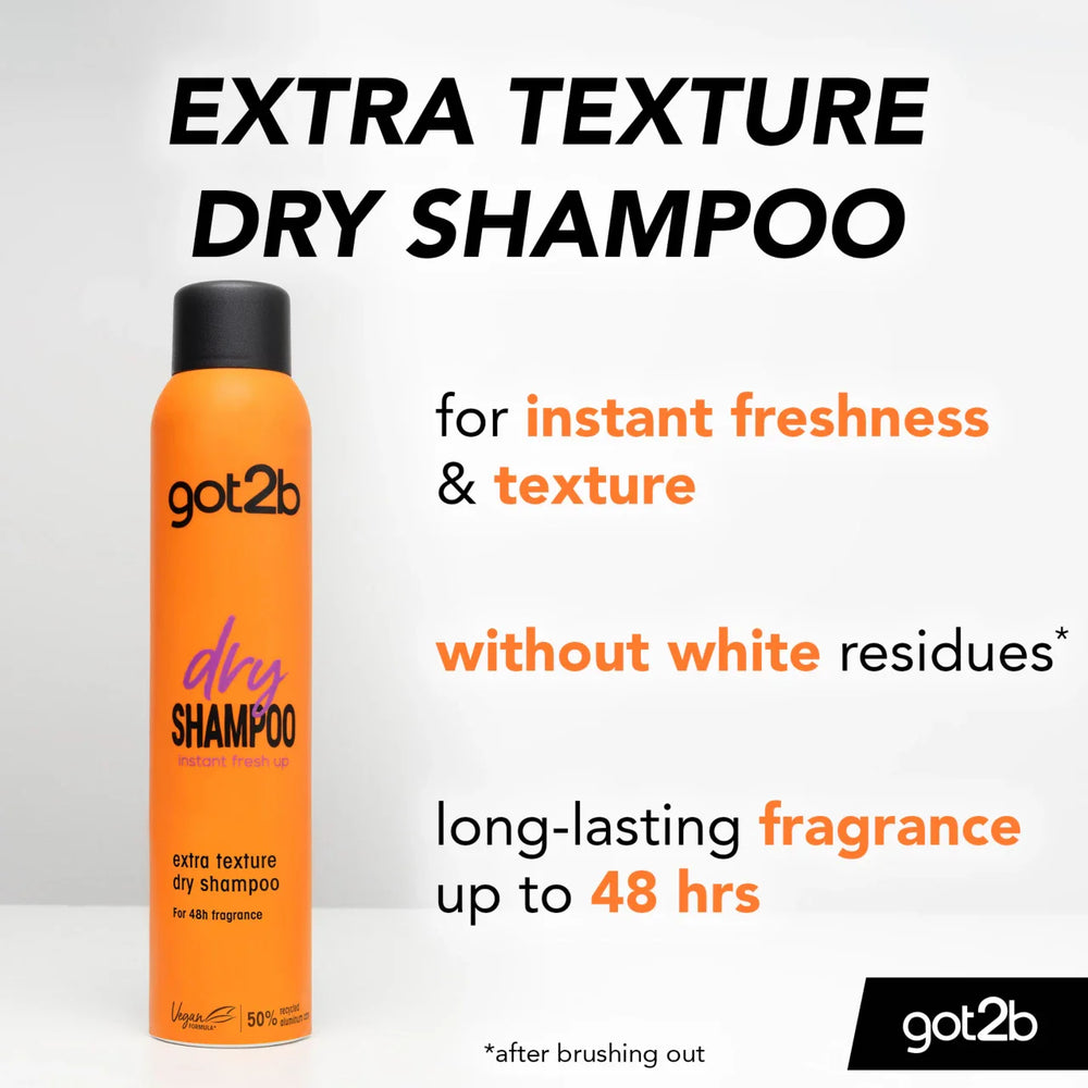 Schwarzkopf Got2b Dry Shampoo Extra Texture 200ml